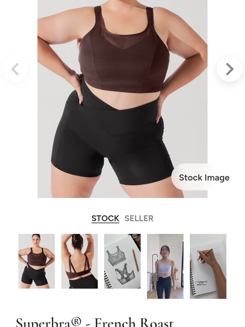 French Roast Brown Sports Bra